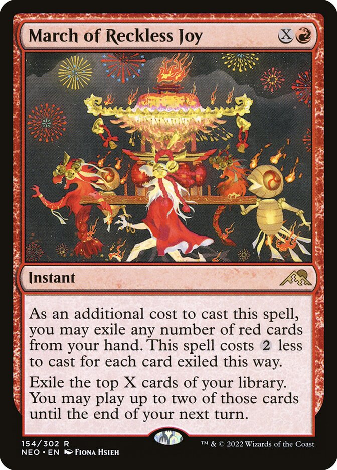 March of Reckless Joy 154 (Kamigawa: Neon Dynasty)  | Good Games Adelaide SA
