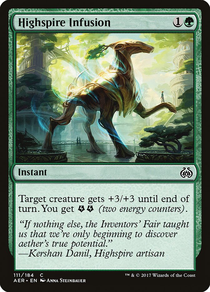 Highspire Infusion 111 (Aether Revolt)  | Good Games Adelaide SA