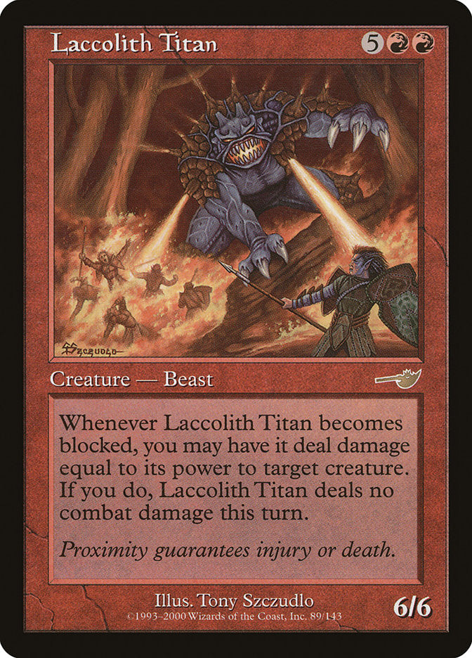 Laccolith Titan 89 (Nemesis)  - Foil | Good Games Adelaide SA