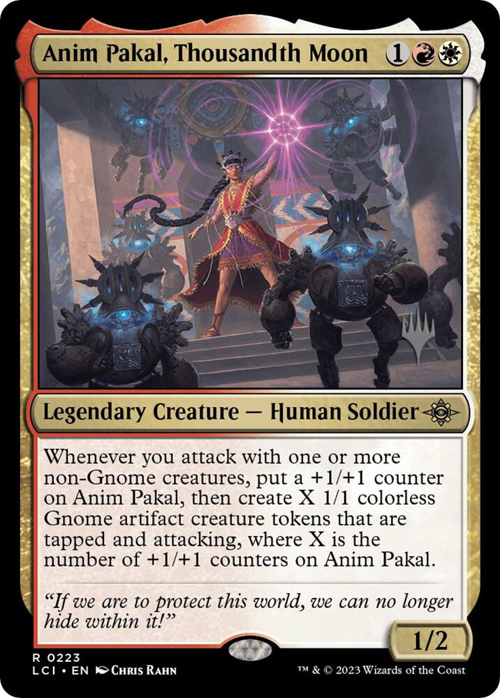 Anim Pakal Thousandth Moon 223 (Promo Pack: The Lost Caverns of Ixalan)  - Foil | Good Games Adelaide SA