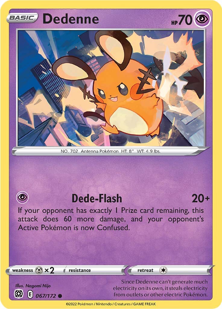 Dedenne (067/172) [Sword & Shield: Brilliant Stars] | Good Games Adelaide SA