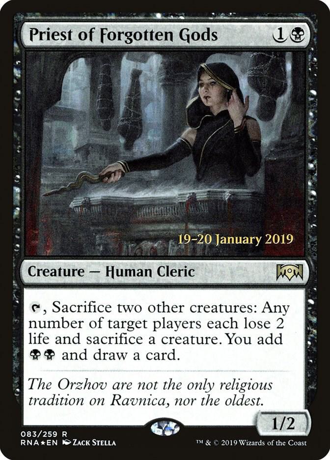 Priest of Forgotten Gods 83 (Prerelease Cards)  - Foil | Good Games Adelaide SA
