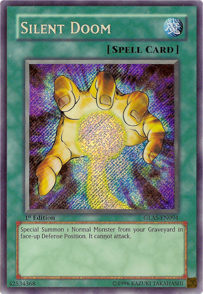 Silent Doom [GLAS-EN094] Secret Rare | Good Games Adelaide SA