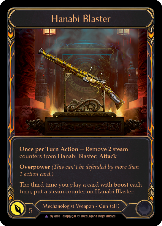 Hanabi Blaster (Marvel) [DYN088] (Dynasty)  Cold Foil | Good Games Adelaide SA