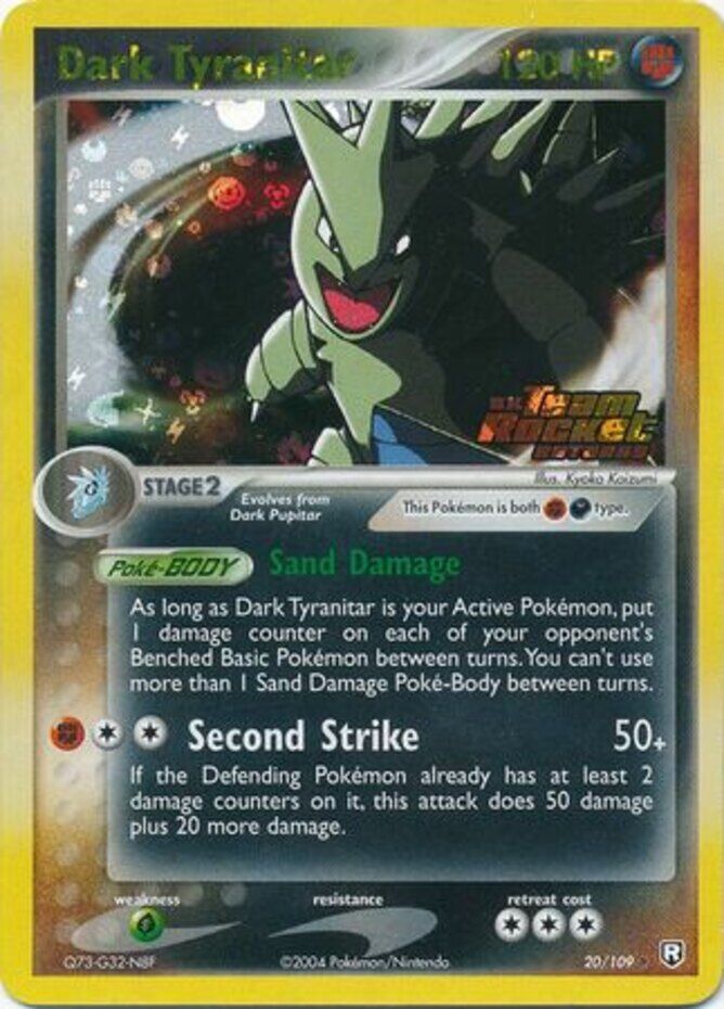 Dark Tyranitar (20/109) (Stamped) [EX: Team Rocket Returns] | Good Games Adelaide SA