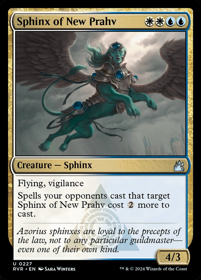 Sphinx of New Prahv 227 (Ravnica Remastered)  - Foil | Good Games Adelaide SA