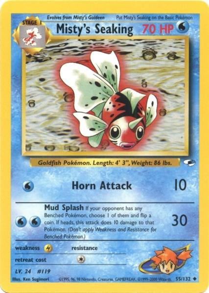 Misty's Seaking (55/132) [Gym Heroes Unlimited] | Good Games Adelaide SA
