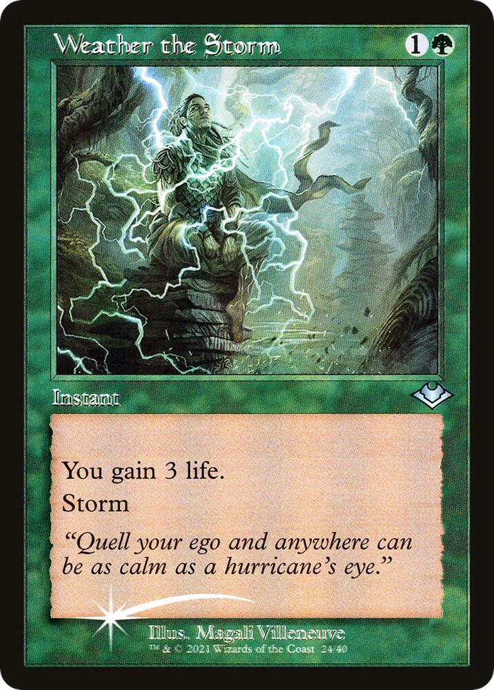 Weather the Storm 24/40 (Modern Horizons)  - Retro Foil | Good Games Adelaide SA