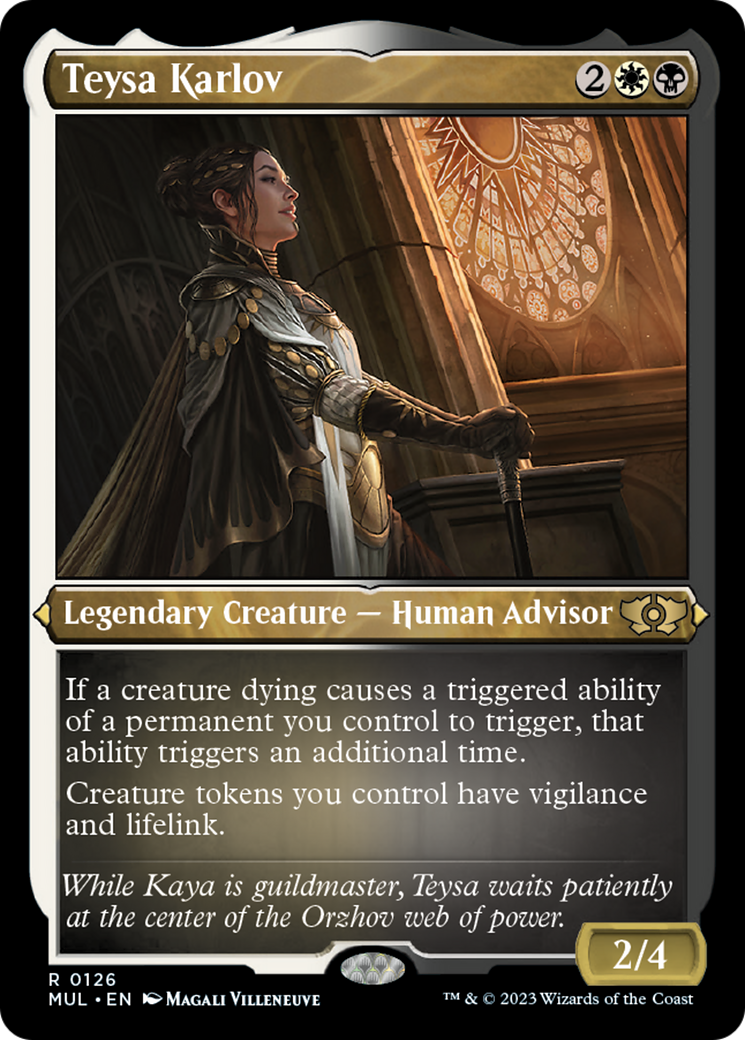 Teysa Karlov (Foil Etched) [Multiverse Legends] | Good Games Adelaide SA