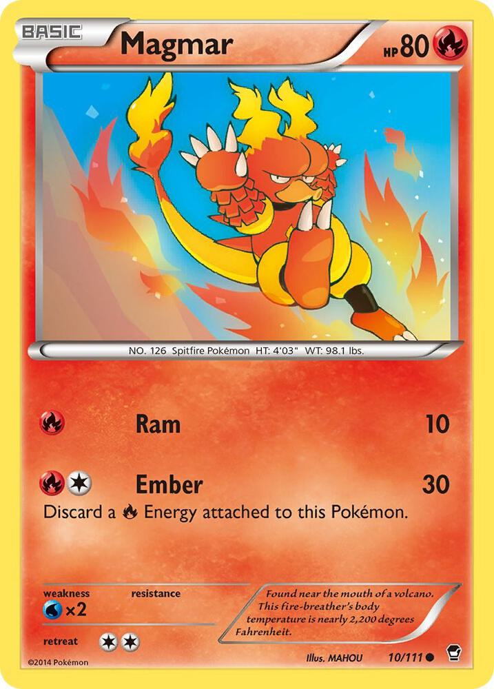 Magmar 10/111 (XY - Furious Fists)  | Good Games Adelaide SA