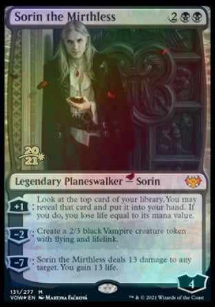 Sorin the Mirthless [Innistrad: Crimson Vow Prerelease Promos] | Good Games Adelaide SA