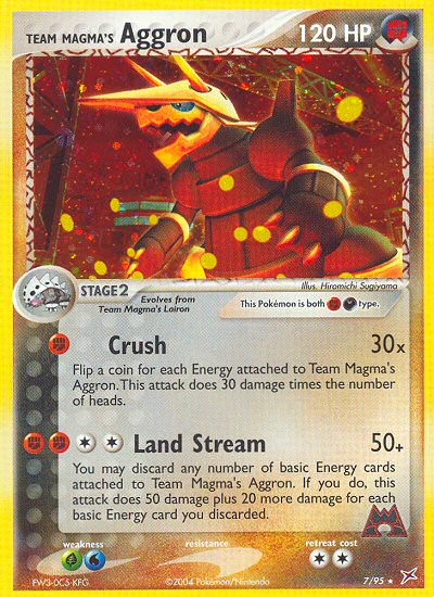 Team Magma's Aggron (7/95) [EX: Team Magma vs Team Aqua] | Good Games Adelaide SA