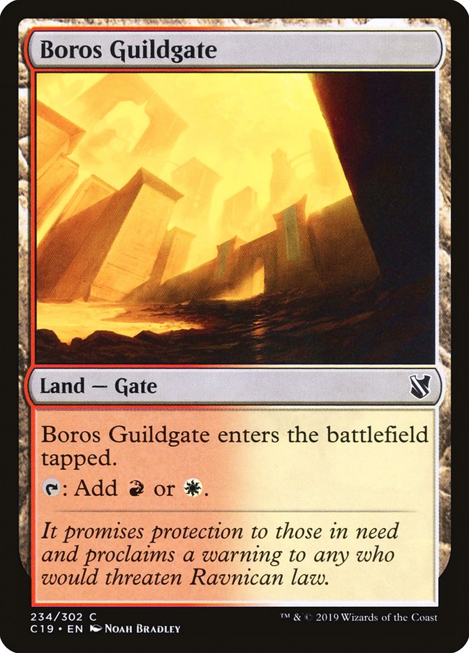 Boros Guildgate [Commander 2019] | Good Games Adelaide SA