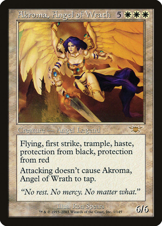 Akroma, Angel of Wrath [Legions] | Good Games Adelaide SA