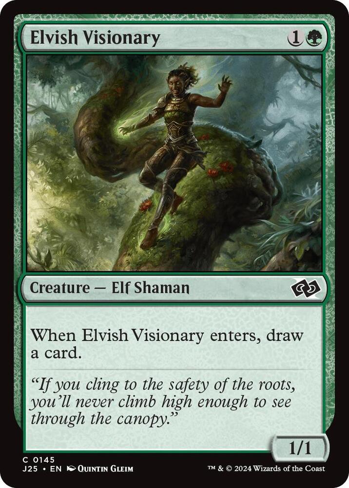 Elvish Visionary 145 (Foundations Jumpstart)  | Good Games Adelaide SA