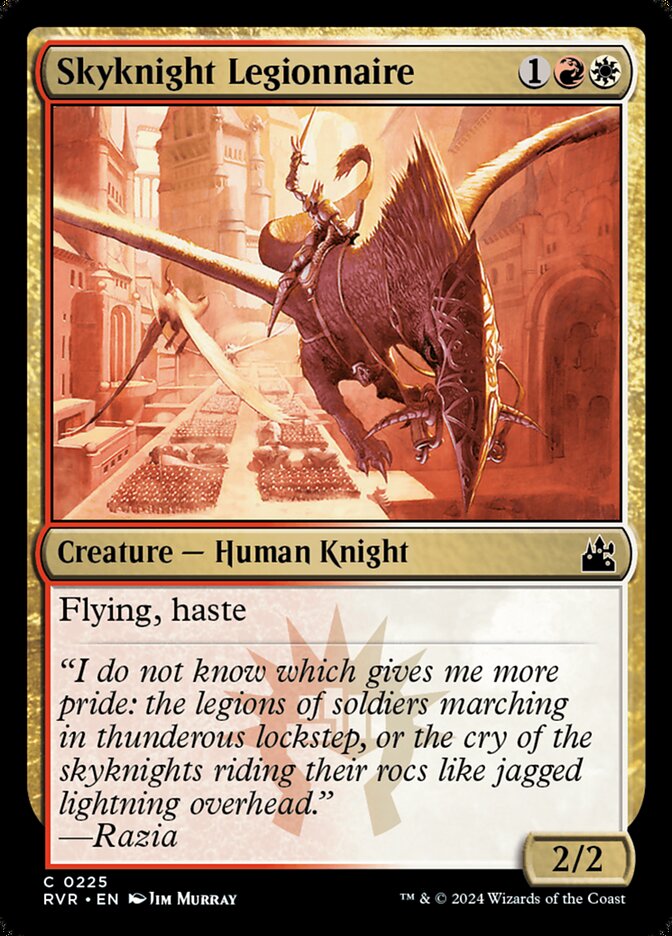 Skyknight Legionnaire 225 (Ravnica Remastered)  - Foil | Good Games Adelaide SA