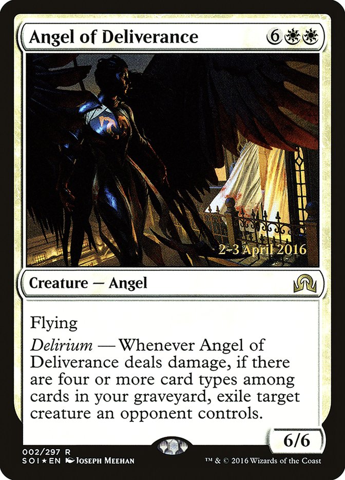 Angel of Deliverance [Shadows over Innistrad Promos] | Good Games Adelaide SA