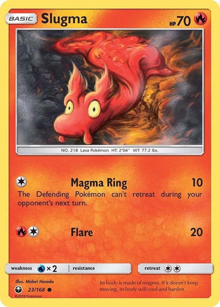 Slugma 23/168 (SM - Celestial Storm)  | Good Games Adelaide SA