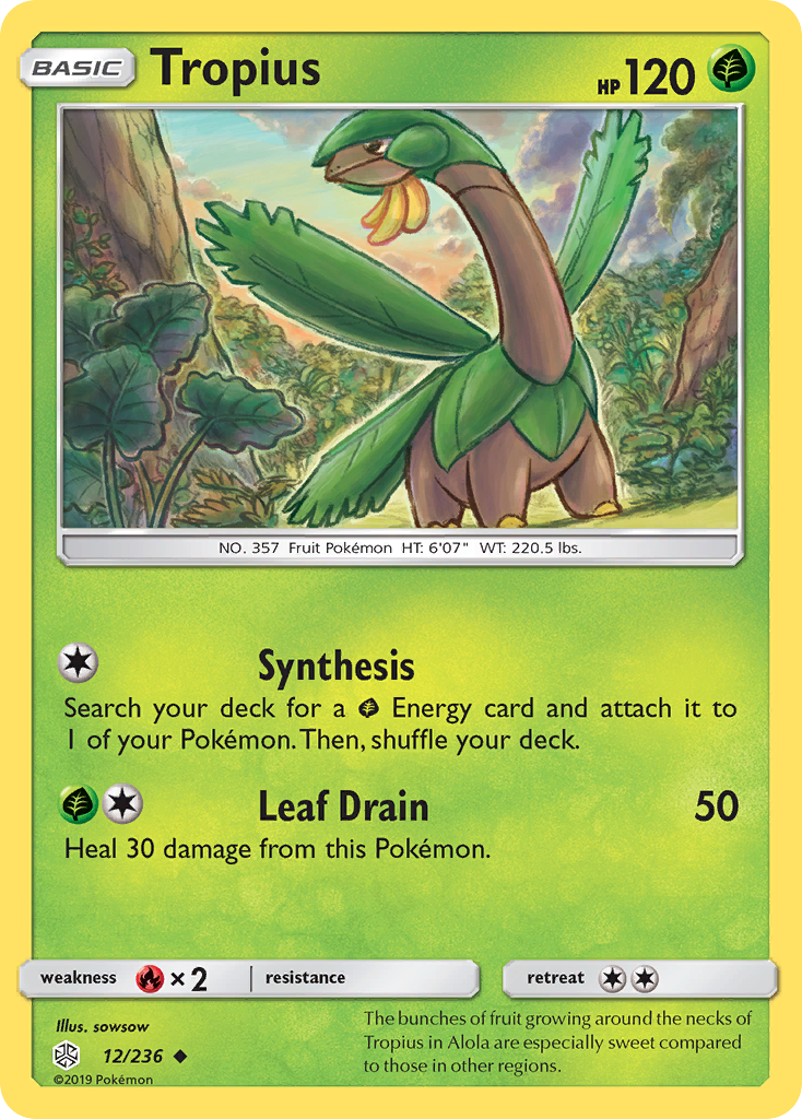 Tropius (12/236) [Sun & Moon: Cosmic Eclipse] | Good Games Adelaide SA