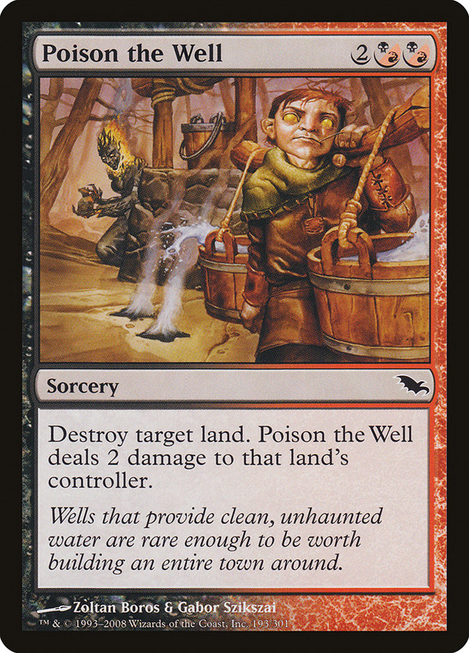 Poison the Well 193 (Shadowmoor)  | Good Games Adelaide SA