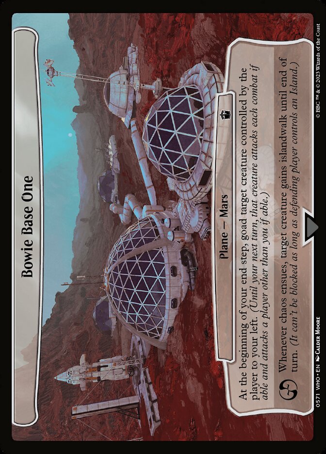 Bowie Base One 571 (Planechase: Universes Beyond: Doctor Who)  | Good Games Adelaide SA