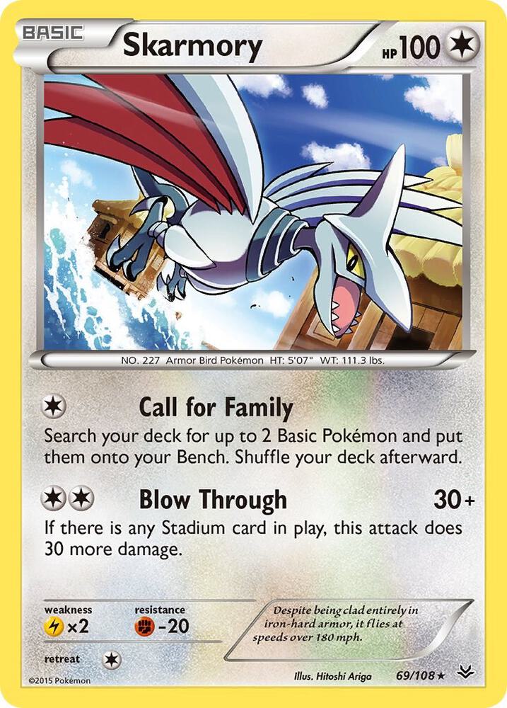 Skarmory 69/108 (XY - Roaring Skies)  | Good Games Adelaide SA
