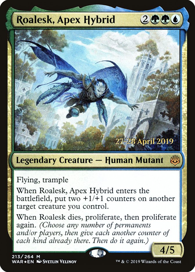 Roalesk, Apex Hybrid  [War of the Spark Prerelease Promos] | Good Games Adelaide SA