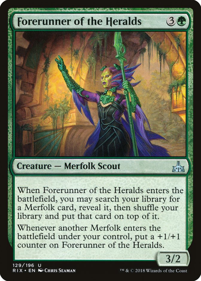 Forerunner of the Heralds 129 (Rivals of Ixalan)  - Foil | Good Games Adelaide SA