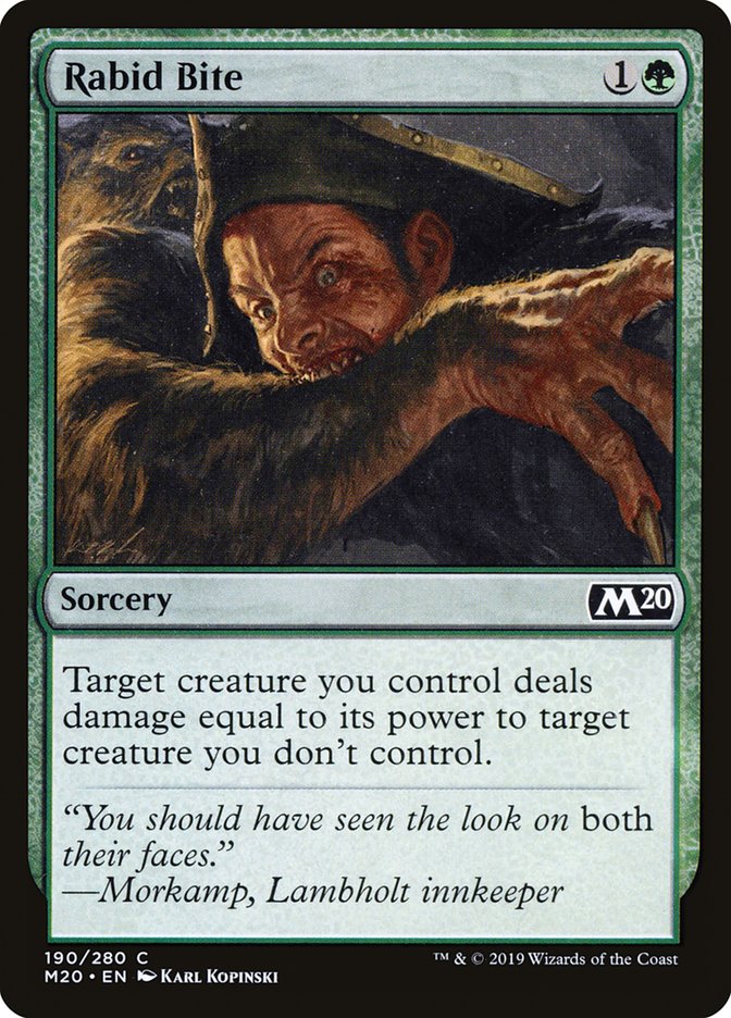 Rabid Bite [Core Set 2020] | Good Games Adelaide SA
