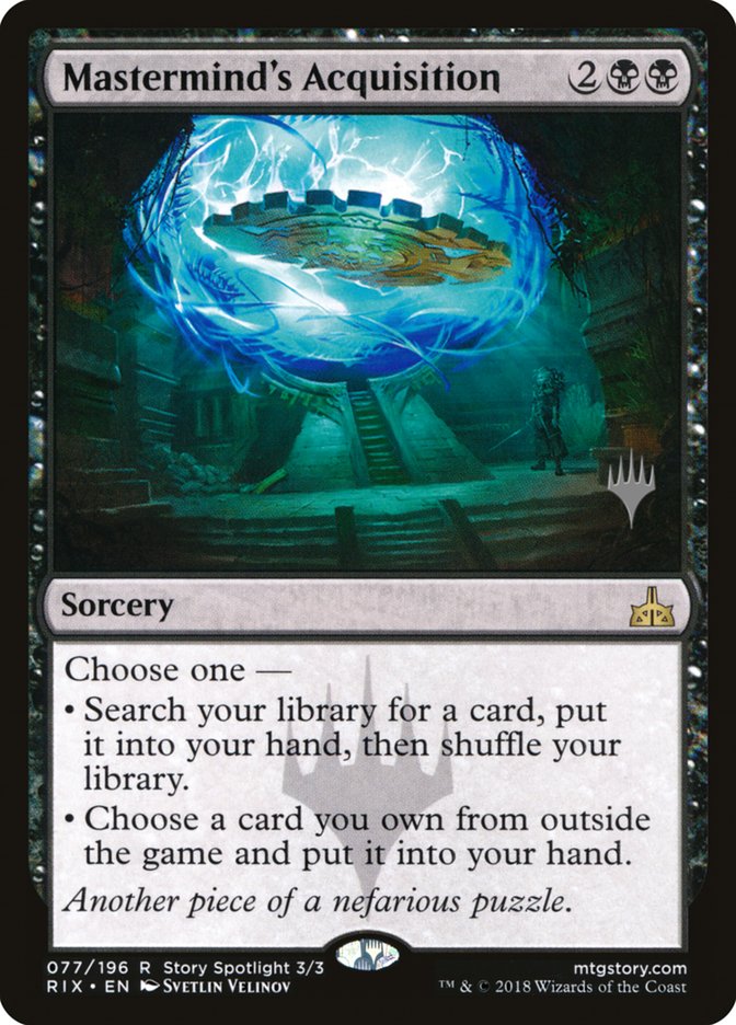 Mastermind's Acquisition [Rivals of Ixalan Promos] | Good Games Adelaide SA