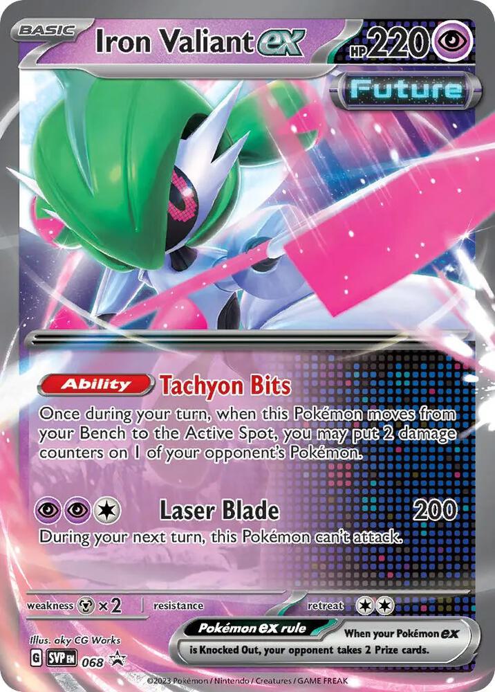 Iron Valiant ex 068 (SV: Scarlet & Violet Promo Cards)  - Holofoil | Good Games Adelaide SA