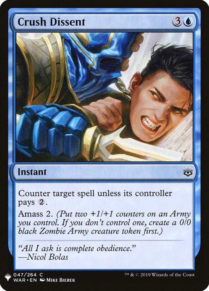 Crush Dissent 47 (The List Reprints)  | Good Games Adelaide SA