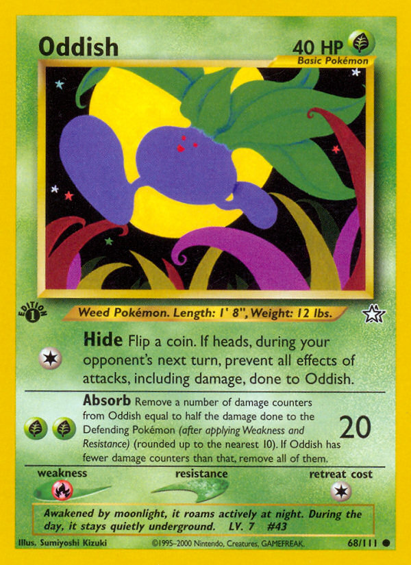 Oddish (68/111) [Neo Genesis 1st Edition] | Good Games Adelaide SA