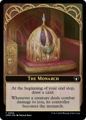 The Monarch // Cat (0005) Double-Sided Token [Commander Masters Tokens] | Good Games Adelaide SA