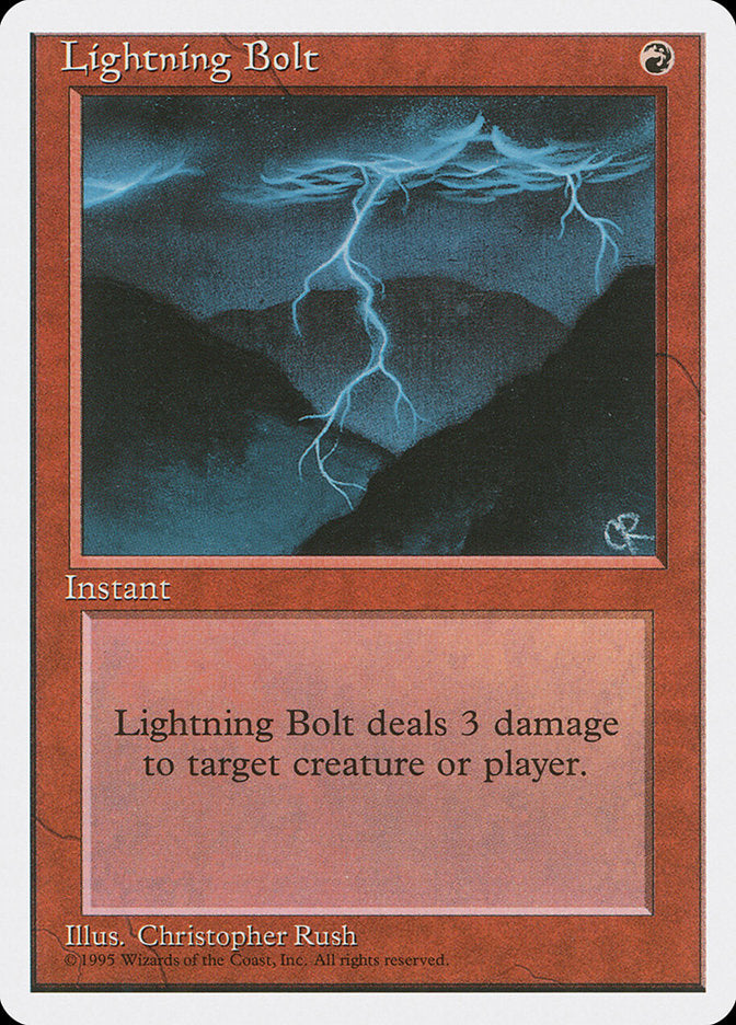 Lightning Bolt [Fourth Edition] | Good Games Adelaide SA