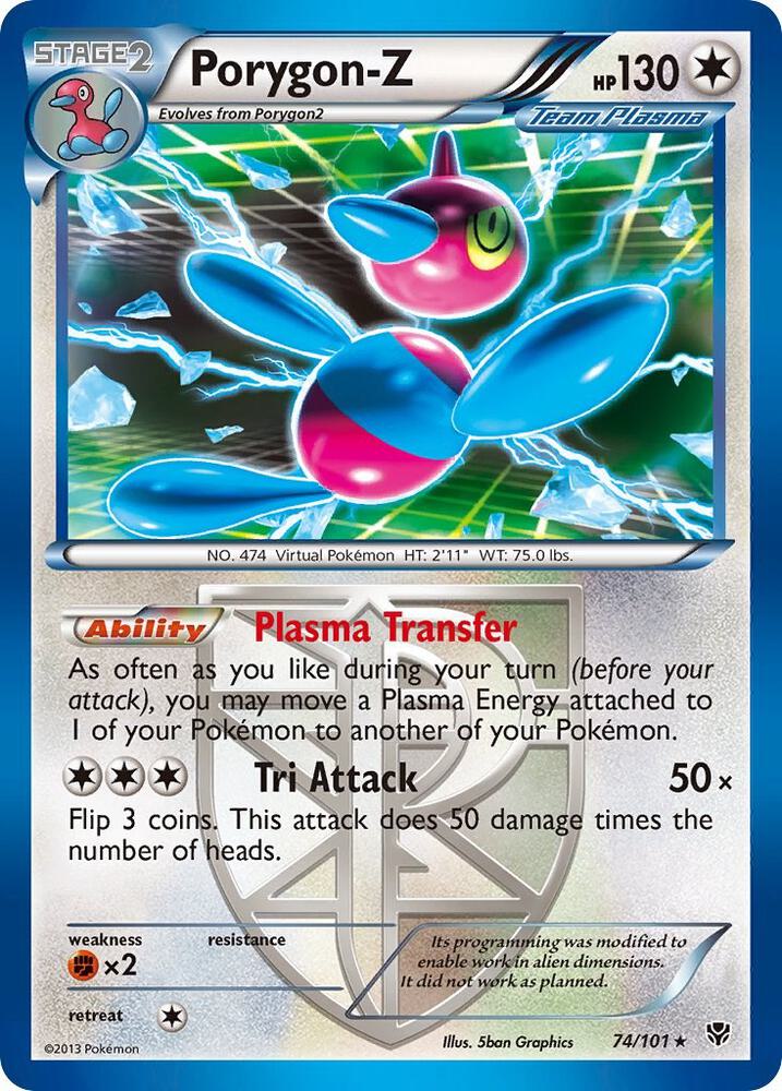 Porygon Z Team Plasma 74/101 (Plasma Blast)  - Holofoil | Good Games Adelaide SA