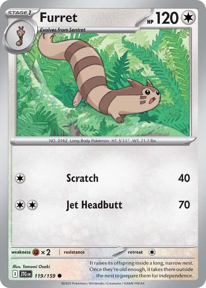 Furret 119 159 119/159 (SV09: Journey Together)  | Good Games Adelaide SA