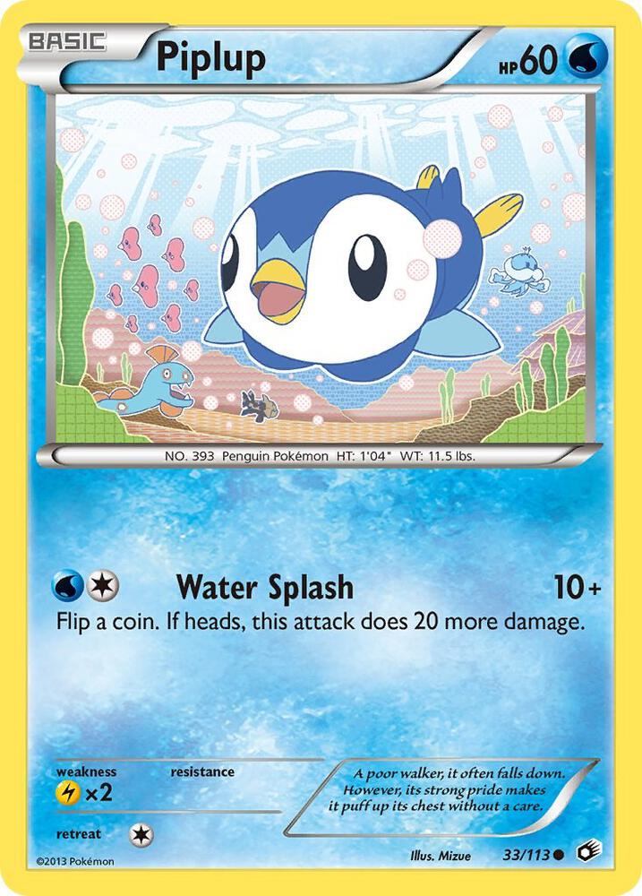 Piplup 33/113 (Legendary Treasures)  | Good Games Adelaide SA