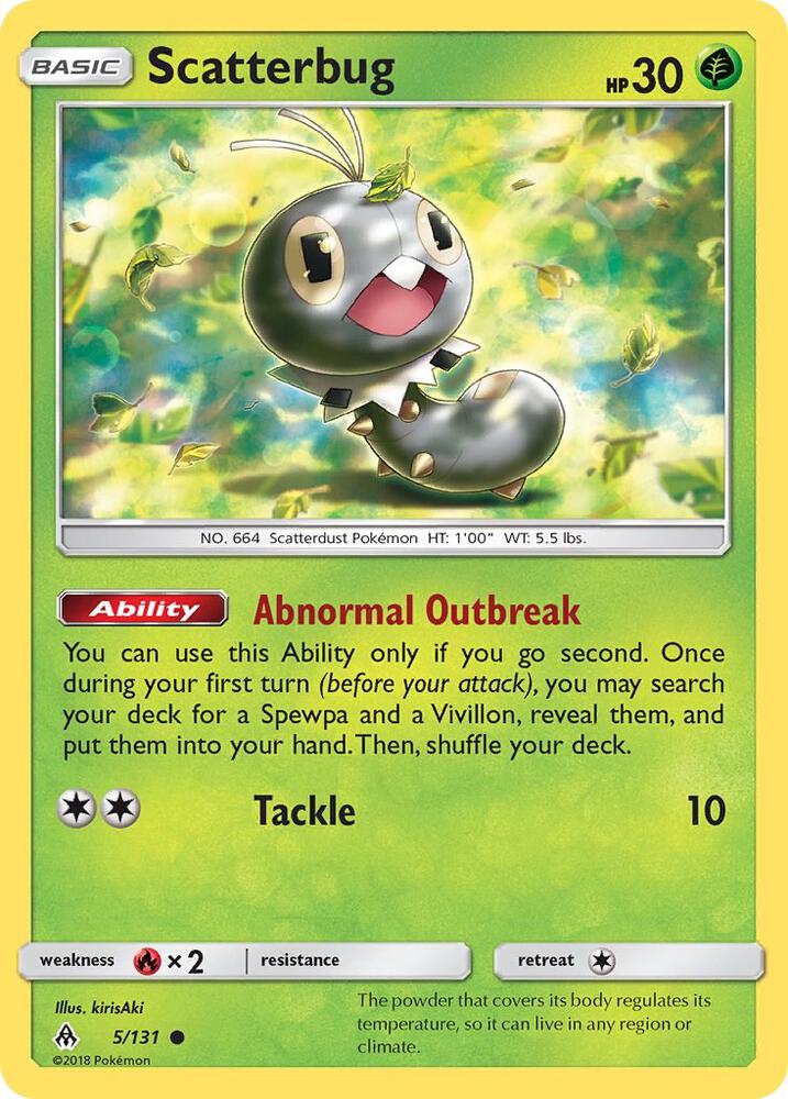 Scatterbug 5/131 (SM - Forbidden Light)  | Good Games Adelaide SA