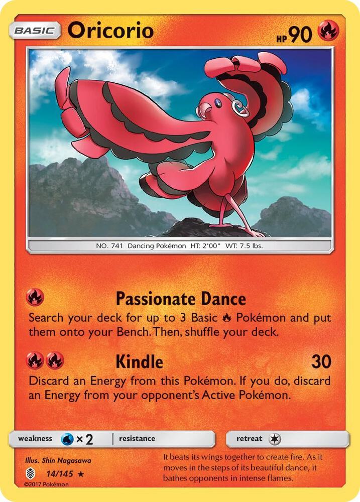 Oricorio 14/145 (SM - Guardians Rising)  | Good Games Adelaide SA