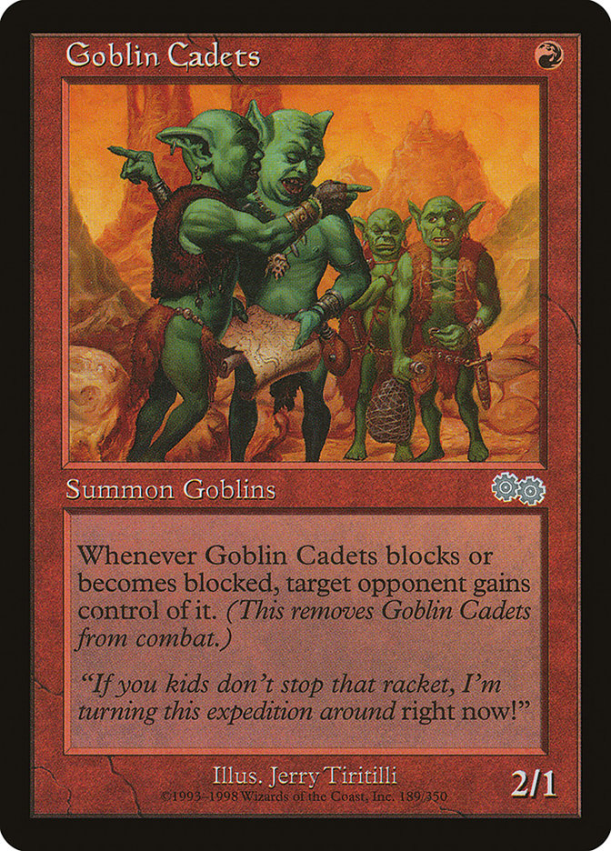 Goblin Cadets [Urza's Saga] | Good Games Adelaide SA