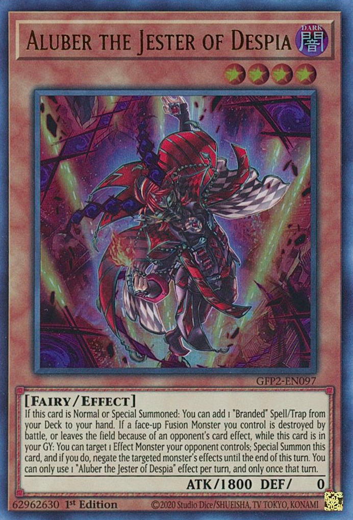 Aluber the Jester of Despia [GFP2-EN097] Ultra Rare | Good Games Adelaide SA