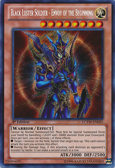 Black Luster Soldier - Envoy of the Beginning [LCYW-EN025] Secret Rare | Good Games Adelaide SA
