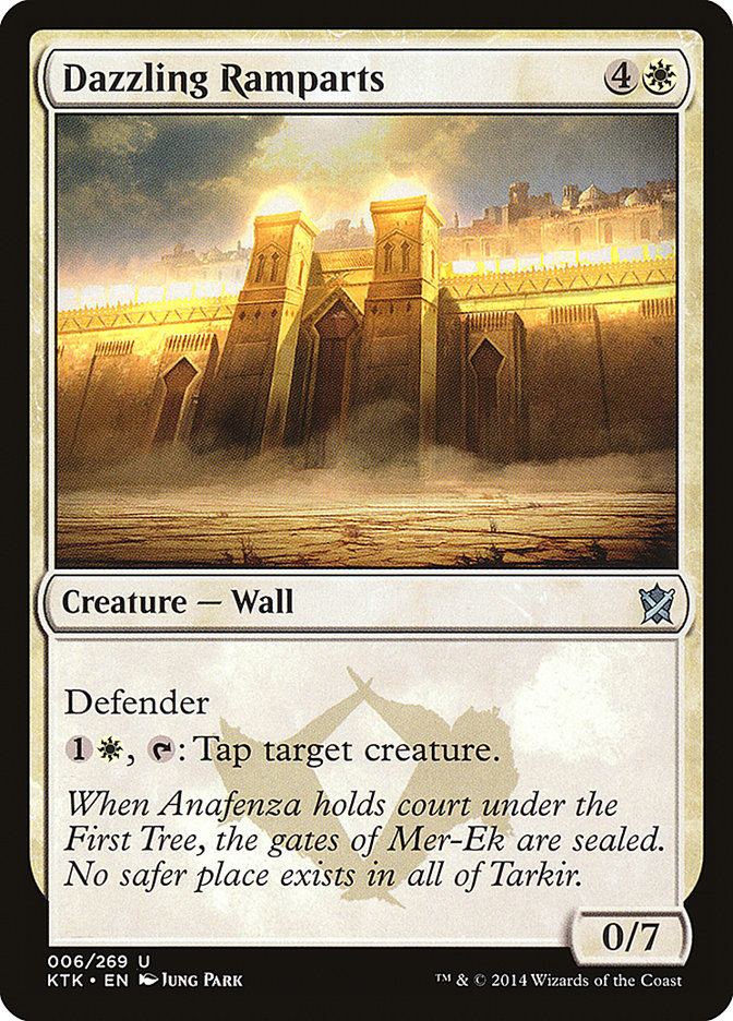 Dazzling Ramparts 6 (Khans of Tarkir)  - Foil | Good Games Adelaide SA