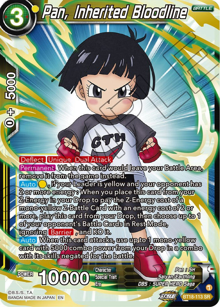 Pan, Inherited Bloodline (BT18-113) [Dawn of the Z-Legends] | Good Games Adelaide SA