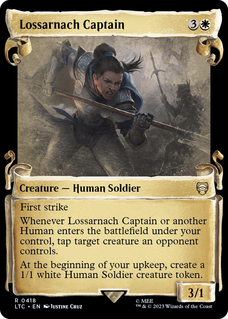 Lossarnach Captain [The Lord of the Rings: Tales of Middle-Earth Commander Showcase Scrolls] | Good Games Adelaide SA