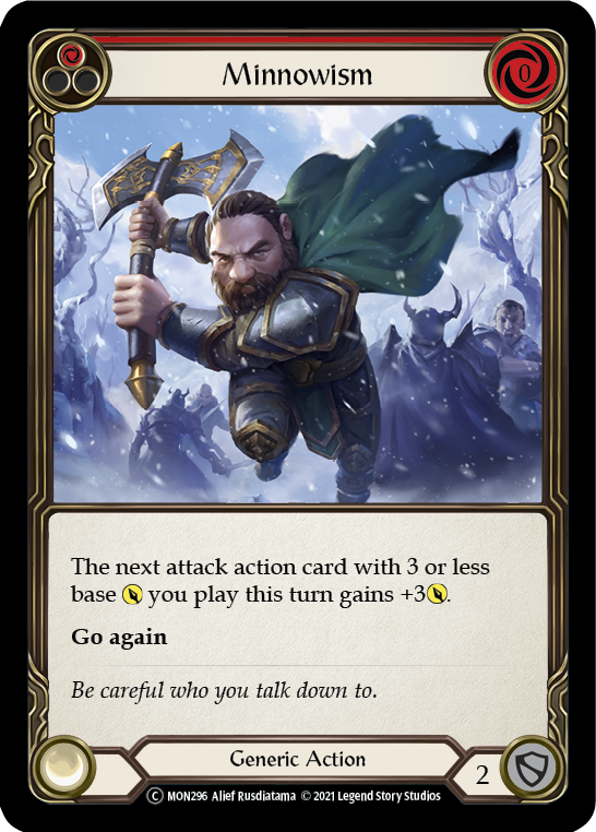 Minnowism (Red) [U-MON296-RF] Unlimited Rainbow Foil | Good Games Adelaide SA
