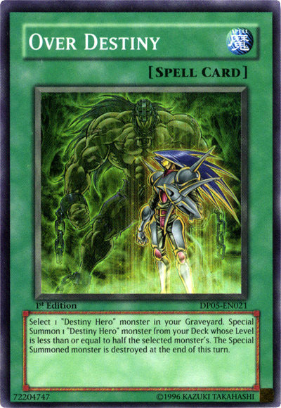 Over Destiny [DP05-EN021] Super Rare | Good Games Adelaide SA