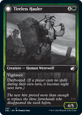 Tireless Hauler // Dire-Strain Brawler [Innistrad: Double Feature] | Good Games Adelaide SA