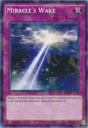 Miracle's Wake [BP03-EN220] Shatterfoil Rare | Good Games Adelaide SA